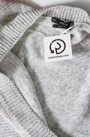 Дамски пуловер Zara Knitwear, Размер S, Цвят Сив, Цена 7,02 лв.
