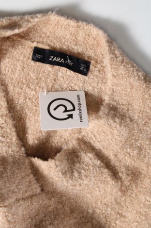 Damenpullover Zara Knitwear, Größe L, Farbe Beige, Preis 5,64 €
