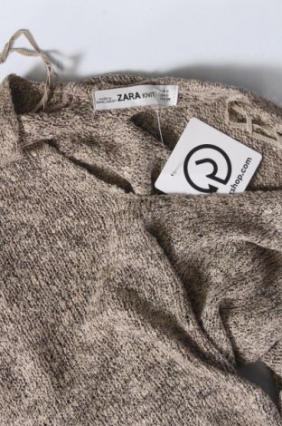 Pulover de femei Zara Knitwear, Mărime S, Culoare Bej, Preț 24,87 Lei