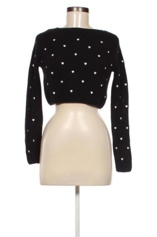 Дамски пуловер Zara Knitwear, Размер S, Цвят Черен, Цена 26,97 лв.