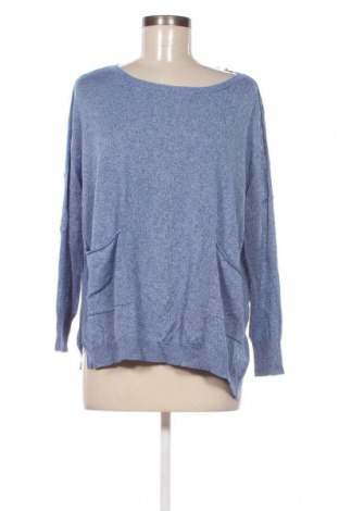 Дамски пуловер Zara Knitwear, Размер M, Цвят Син, Цена 7,29 лв.