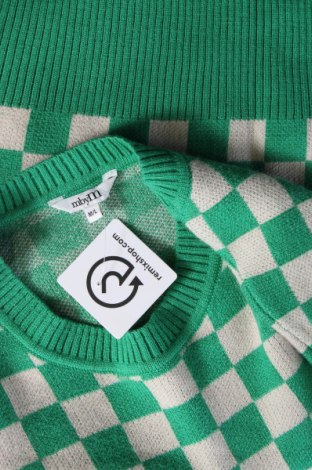 Дамски пуловер mbyM, Размер M, Цвят Зелен, Цена 27,90 лв.