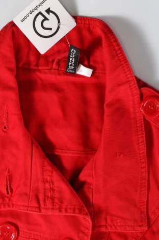 Damen Trenchcoat H&M Divided, Größe XS, Farbe Rot, Preis 7,83 €