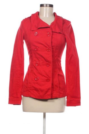 Damen Trench Coat H&M Divided, Größe XS, Farbe Rot, Preis € 31,31