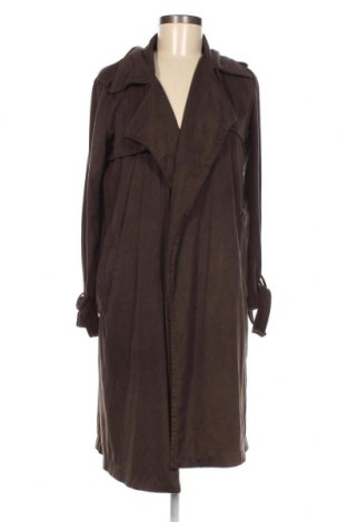 Дамски шлифер Zara, Размер S, Цвят Зелен, Цена 8,80 лв.