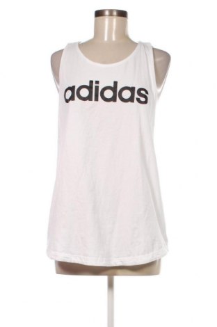 Γυναίκειο αθλητικό τοπ Adidas, Μέγεθος XL, Χρώμα Λευκό, Τιμή 17,86 €