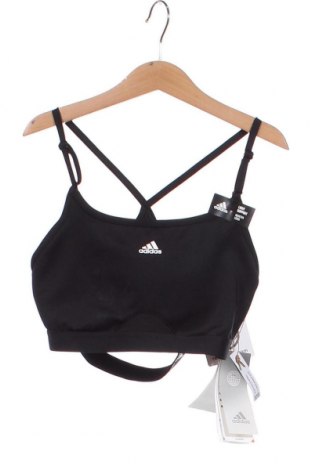 Γυναίκειο αθλητικό τοπ Adidas, Μέγεθος XS, Χρώμα Μαύρο, Τιμή 39,69 €