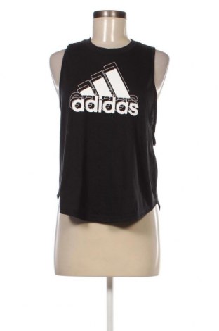Γυναίκειο αθλητικό τοπ Adidas, Μέγεθος M, Χρώμα Μαύρο, Τιμή 17,86 €