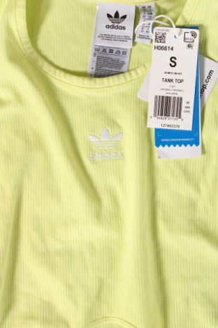 Γυναίκειο αθλητικό τοπ Adidas Originals, Μέγεθος S, Χρώμα Κίτρινο, Τιμή 30,82 €