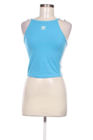 Γυναίκειο αθλητικό τοπ Adidas Originals, Μέγεθος S, Χρώμα Μπλέ, Τιμή 39,39 €