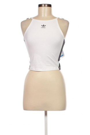 Damen Sporttop Adidas Originals, Größe XS, Farbe Weiß, Preis 16,27 €