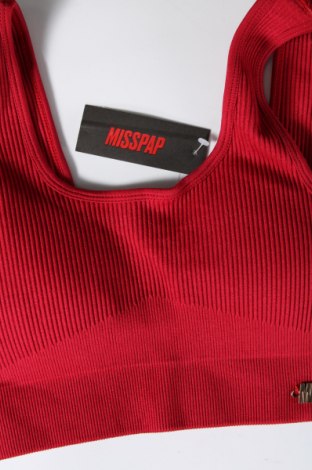 Γυναίκειο αθλητικό τοπ Misspap, Μέγεθος S, Χρώμα Κόκκινο, Τιμή 21,13 €