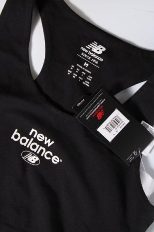 Дамски спортен топ New Balance, Размер M, Цвят Черен, Цена 77,00 лв.