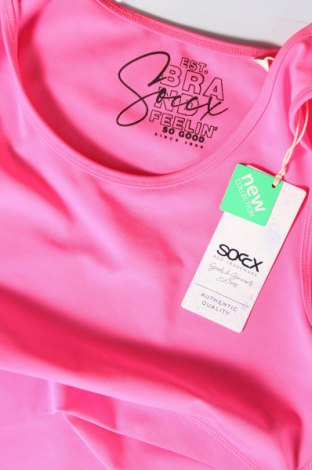 Γυναίκειο αθλητικό τοπ Soccx, Μέγεθος S, Χρώμα Ρόζ , Τιμή 42,45 €