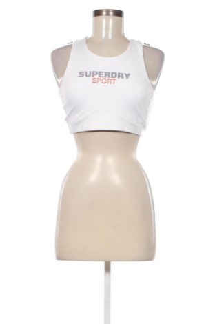 Damen Sporttop Superdry, Größe L, Farbe Ecru, Preis 27,84 €
