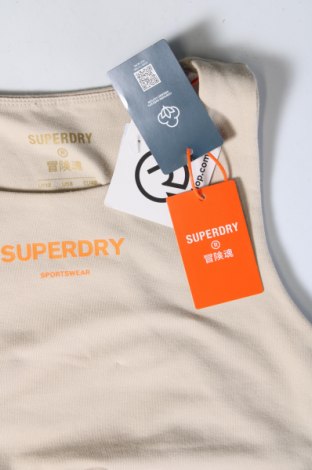 Γυναίκειο αθλητικό τοπ Superdry, Μέγεθος M, Χρώμα  Μπέζ, Τιμή 27,84 €