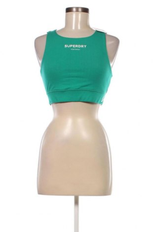 Γυναίκειο αθλητικό τοπ Superdry, Μέγεθος M, Χρώμα Πράσινο, Τιμή 27,84 €
