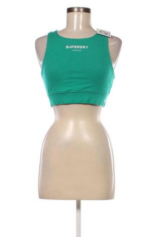 Γυναίκειο αθλητικό τοπ Superdry, Μέγεθος S, Χρώμα Πράσινο, Τιμή 27,84 €
