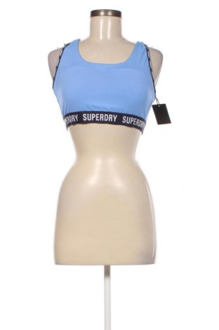 Γυναίκειο αθλητικό τοπ Superdry, Μέγεθος L, Χρώμα Μπλέ, Τιμή 12,53 €