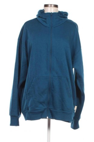 Γυναικείο φούτερ Adidas, Μέγεθος XL, Χρώμα Μπλέ, Τιμή 16,65 €