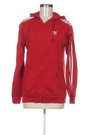 Γυναικείο φούτερ Adidas Originals, Μέγεθος XS, Χρώμα Κόκκινο, Τιμή 29,69 €