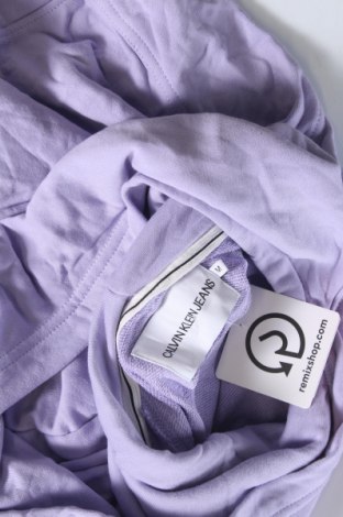 Дамски суичър Calvin Klein Jeans, Размер M, Цвят Лилав, Цена 75,00 лв.