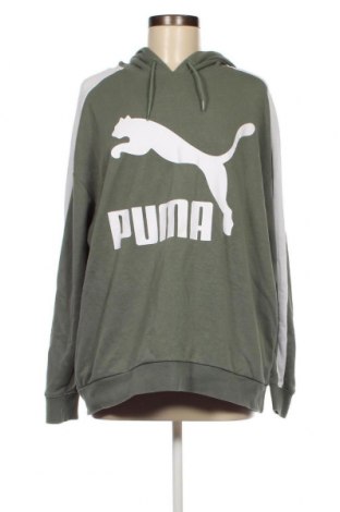Női sweatshirt PUMA, Méret L, Szín Zöld, Ár 12 178 Ft