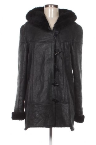 Δερμάτινο γυναικείο παλτό, Μέγεθος XXL, Χρώμα Μαύρο, Τιμή 61,24 €