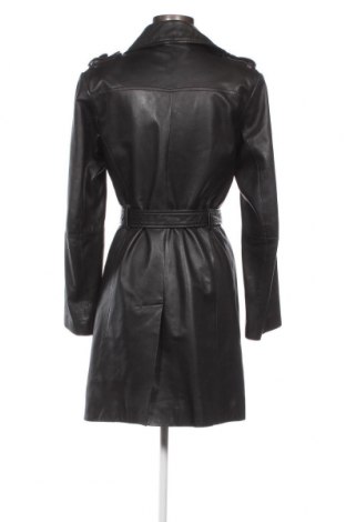 Damen Ledermantel Camaieu, Größe M, Farbe Schwarz, Preis € 63,25