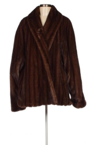 Дамско кожено палто Giuliana Teso, Размер M, Цвят Кафяв, Цена 217,07 лв.