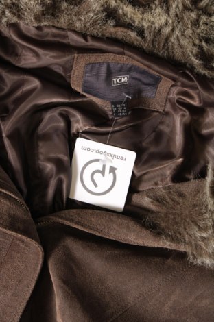 Palton din piele pentru damă TCM, Mărime M, Culoare Maro, Preț 227,96 Lei