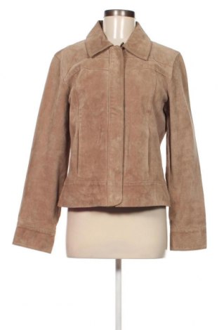 Dámska kožená bunda , Veľkosť L, Farba Béžová, Cena  36,67 €