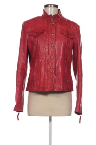 Dámská kožená bunda , Velikost M, Barva Červená, Cena  869,00 Kč
