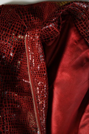 Damen Lederjacke, Größe M, Farbe Rot, Preis 74,46 €