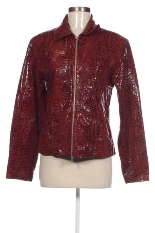 Damen Lederjacke, Größe M, Farbe Rot, Preis € 48,40