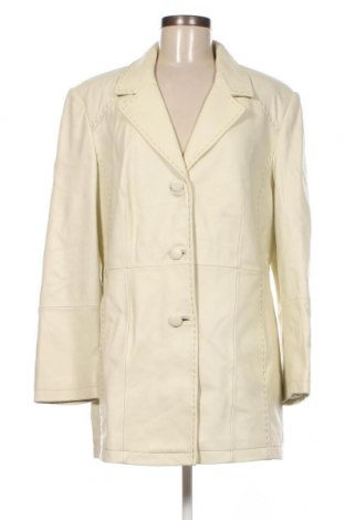 Damen Lederjacke, Größe XL, Farbe Ecru, Preis 52,12 €