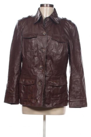 Dámska kožená bunda , Veľkosť L, Farba Hnedá, Cena  27,30 €