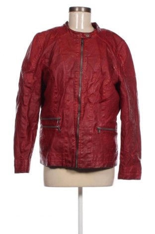 Γυναικείο δερμάτινο μπουφάν, Μέγεθος XL, Χρώμα Κόκκινο, Τιμή 24,25 €