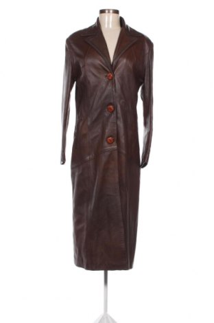 Γυναικείο δερμάτινο μπουφάν, Μέγεθος XL, Χρώμα Καφέ, Τιμή 54,74 €