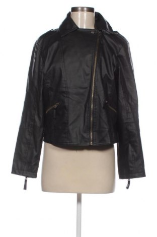 Damen Lederjacke, Größe M, Farbe Schwarz, Preis 27,28 €