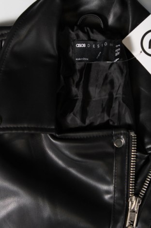 Damen Lederjacke ASOS, Größe XL, Farbe Schwarz, Preis € 18,79