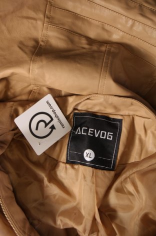 Dámska kožená bunda  Acevog, Veľkosť XL, Farba Hnedá, Cena  9,72 €
