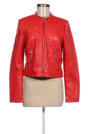 Dámská kožená bunda  Amisu, Velikost M, Barva Červená, Cena  625,00 Kč