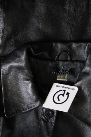 Γυναικείο δερμάτινο μπουφάν Apart, Μέγεθος XL, Χρώμα Μαύρο, Τιμή 125,81 €