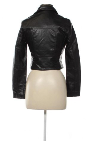 Dámska kožená bunda  Bershka, Veľkosť S, Farba Čierna, Cena  44,79 €