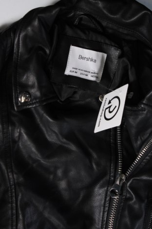 Dámská kožená bunda  Bershka, Velikost M, Barva Černá, Cena  508,00 Kč