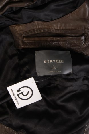 Dámska kožená bunda  Bertoni, Veľkosť XS, Farba Hnedá, Cena  35,88 €