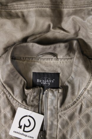 Γυναικείο δερμάτινο μπουφάν Bexleys, Μέγεθος XL, Χρώμα Γκρί, Τιμή 13,92 €
