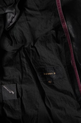 Γυναικείο δερμάτινο μπουφάν Donna, Μέγεθος L, Χρώμα Μαύρο, Τιμή 39,97 €