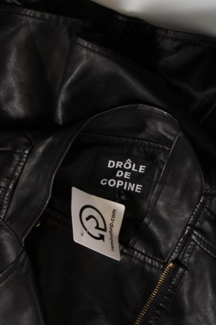 Dámská kožená bunda  Drole De Copine, Velikost M, Barva Černá, Cena  944,00 Kč